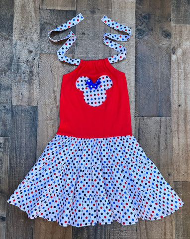 Patriotic Minnie Mouse Dress
