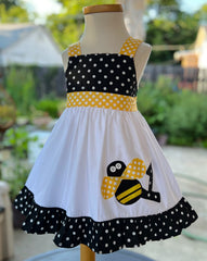 Bumble Bee Birthday Girl Dress Bumble Bee Girl Clothing