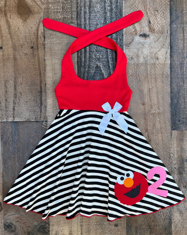 Elmo Birthday Girl Dress