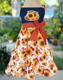 Fall Sunflower Dress