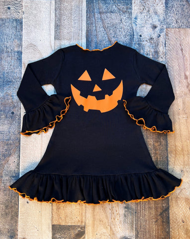 Jack O Lantern Pumpkin Dress