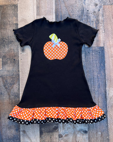 Halloween Comfy Knit Pumpkin Dress