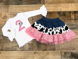 Western Wear Outfit Pink Bandana 