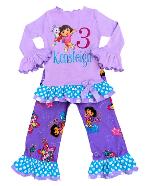 Dora The Explorer Birthday Girl Outfit 