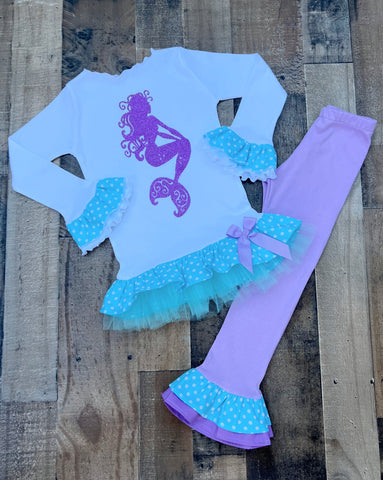 Mermaid Little Girl Outfit 