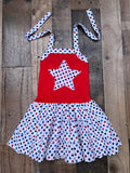 4th Of July Patriotic Twirl Dress
