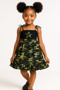 Camouflage Smocked Dress