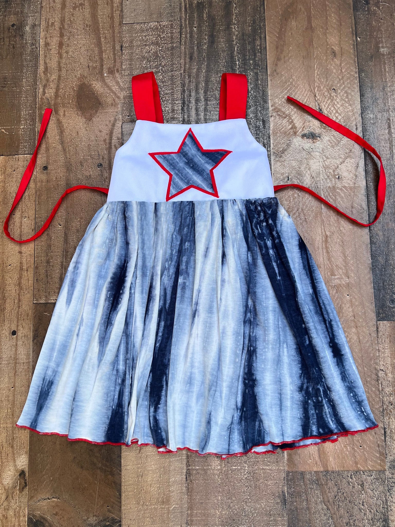 3T ONLY 4th Of July Tie Dye Dress