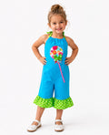 Aqua Bubble Blast Lollipop Or Balloon Romper Outfit