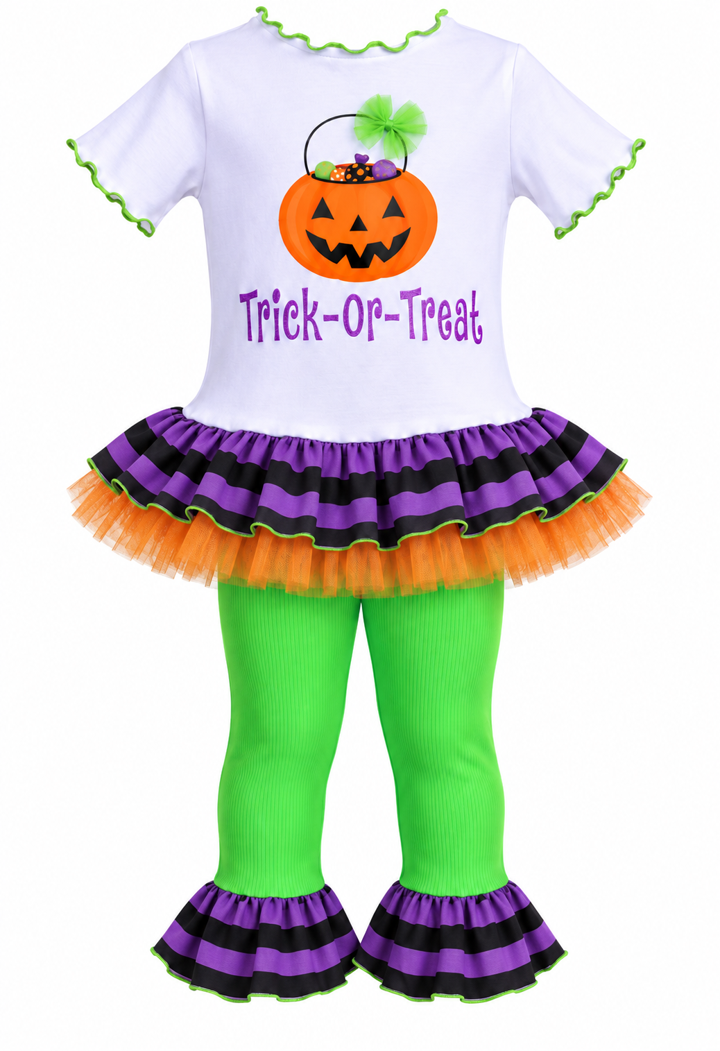 Trick-or-Treat Pumpkin Halloween Tutu Outfit