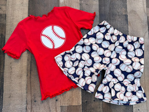 Baseball Kid Girl Outfit 