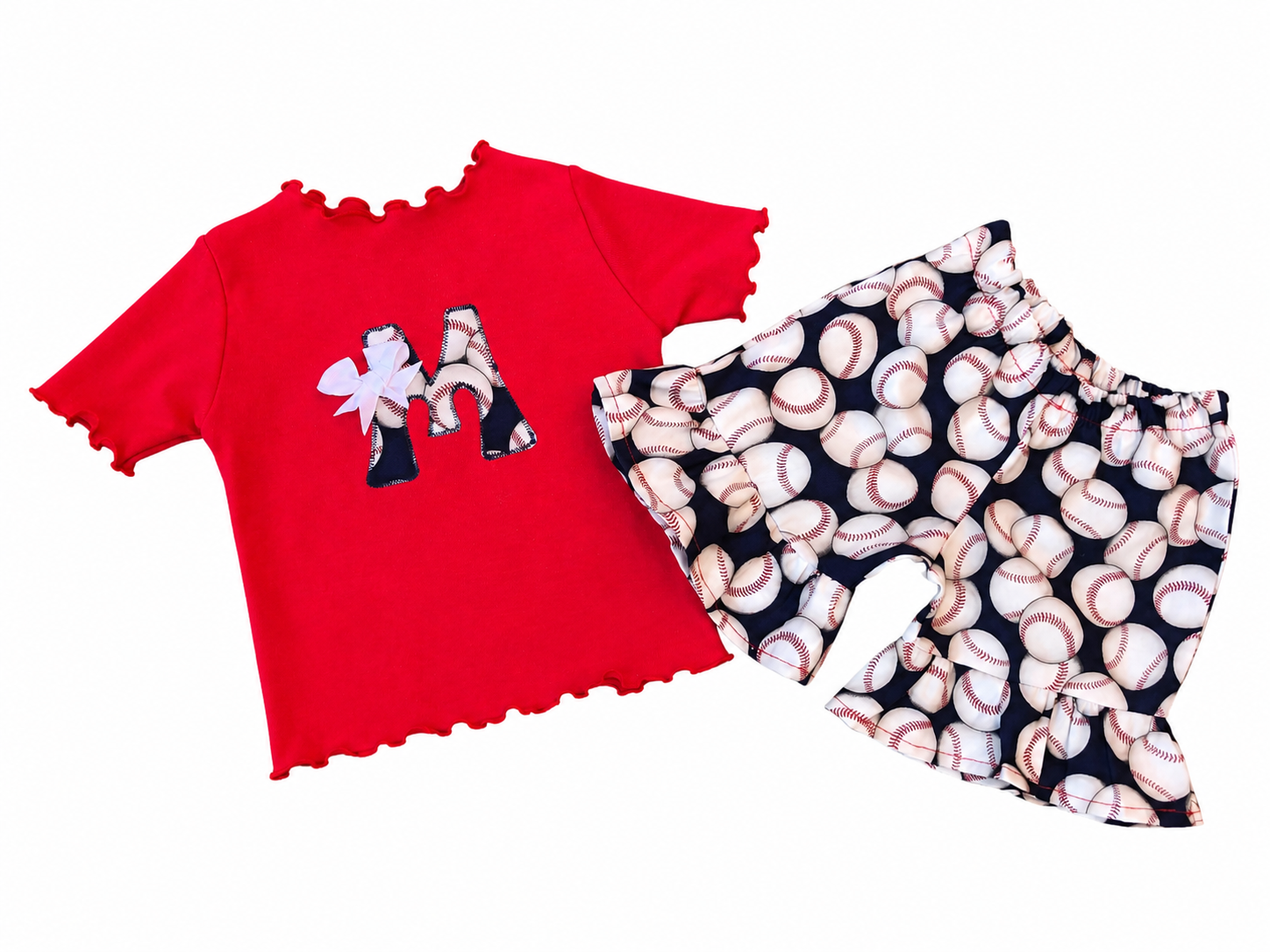 Baseball Shorts & Tee Outfit 