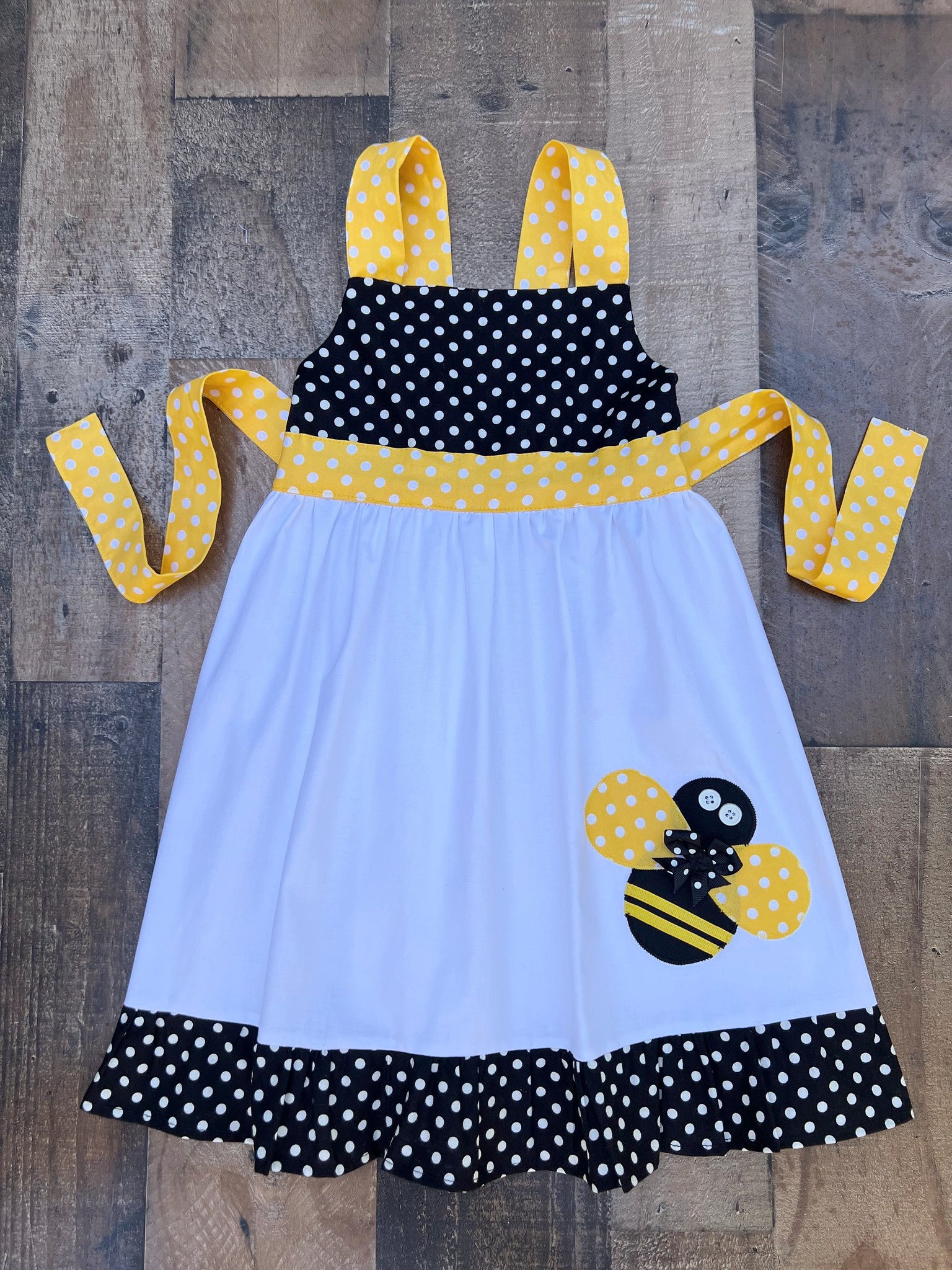 Bumble Bee Birthday Girl Dress