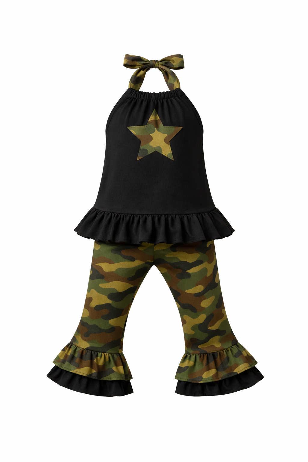 Camouflage Girl Outfit 
