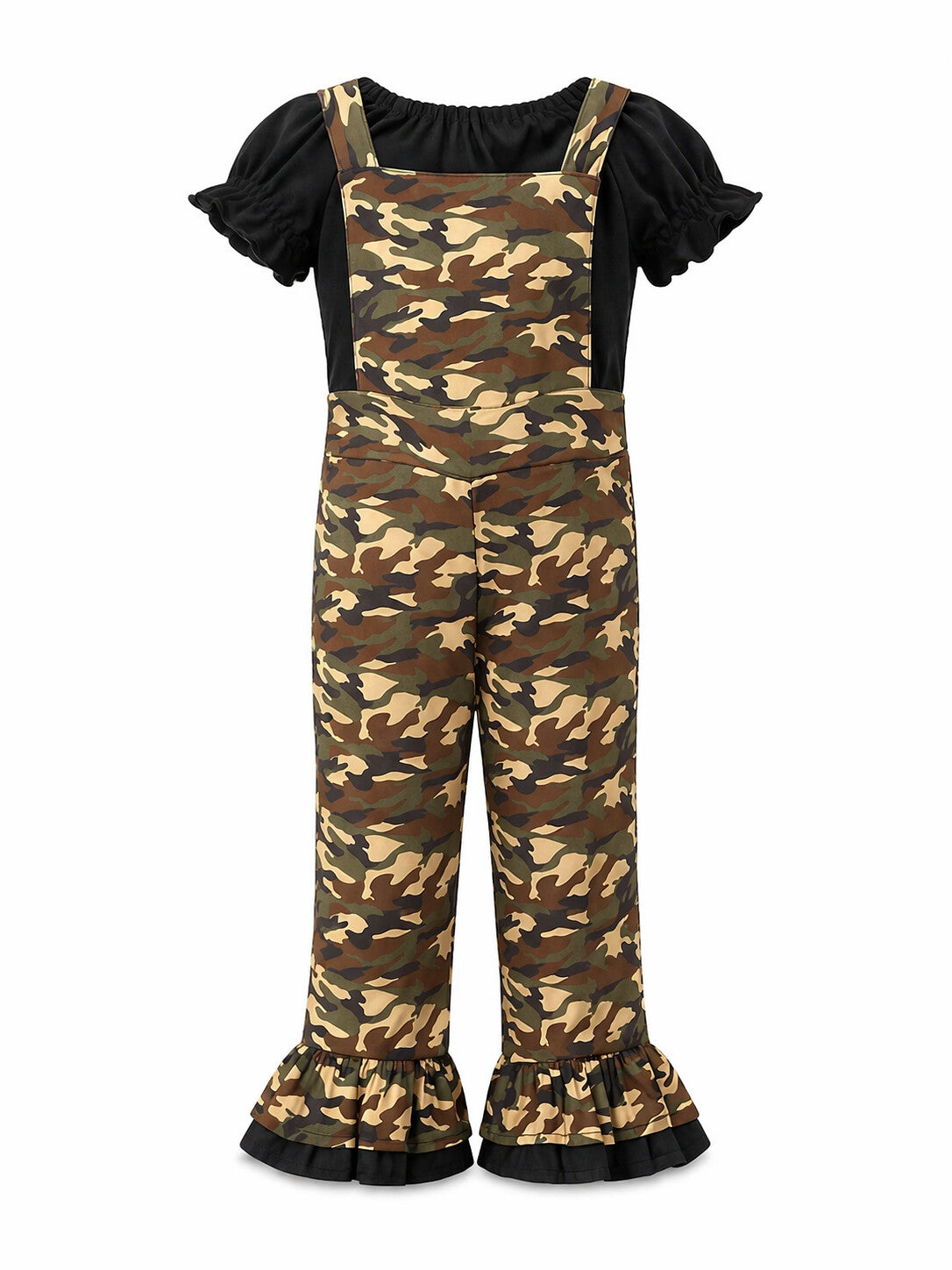 Camouflage Overalls For Girls 