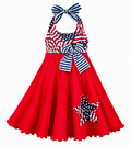 4th of July Patriotic Flag Print Dress