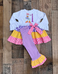 Daisy Duck Birthday Girl Twirl Top & Leggings