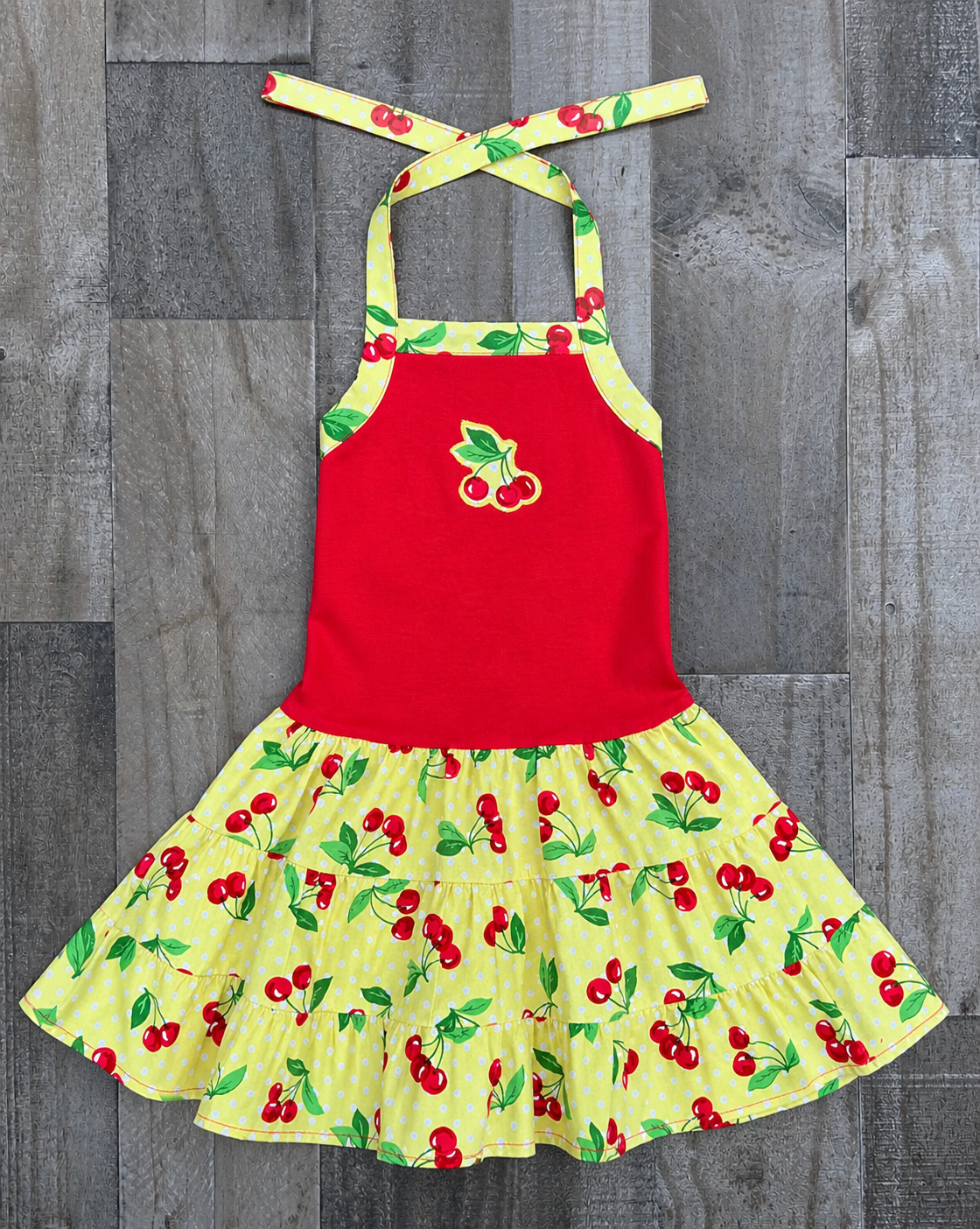 Cherry Print Twirl Dress