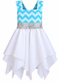 Frozen Elsa Inspired Handkerchief Dress