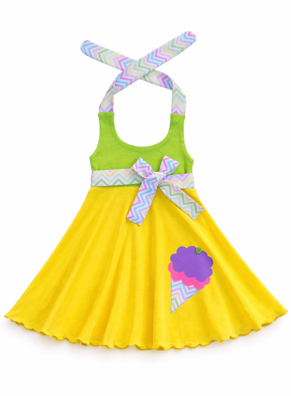 Ice Cream Cone Summer Dress