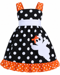 Halloween Polka Dot Ghost Dress 