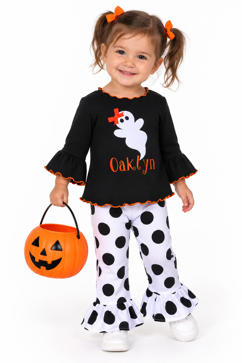 Halloween Pumpkin Toddler Girl Out