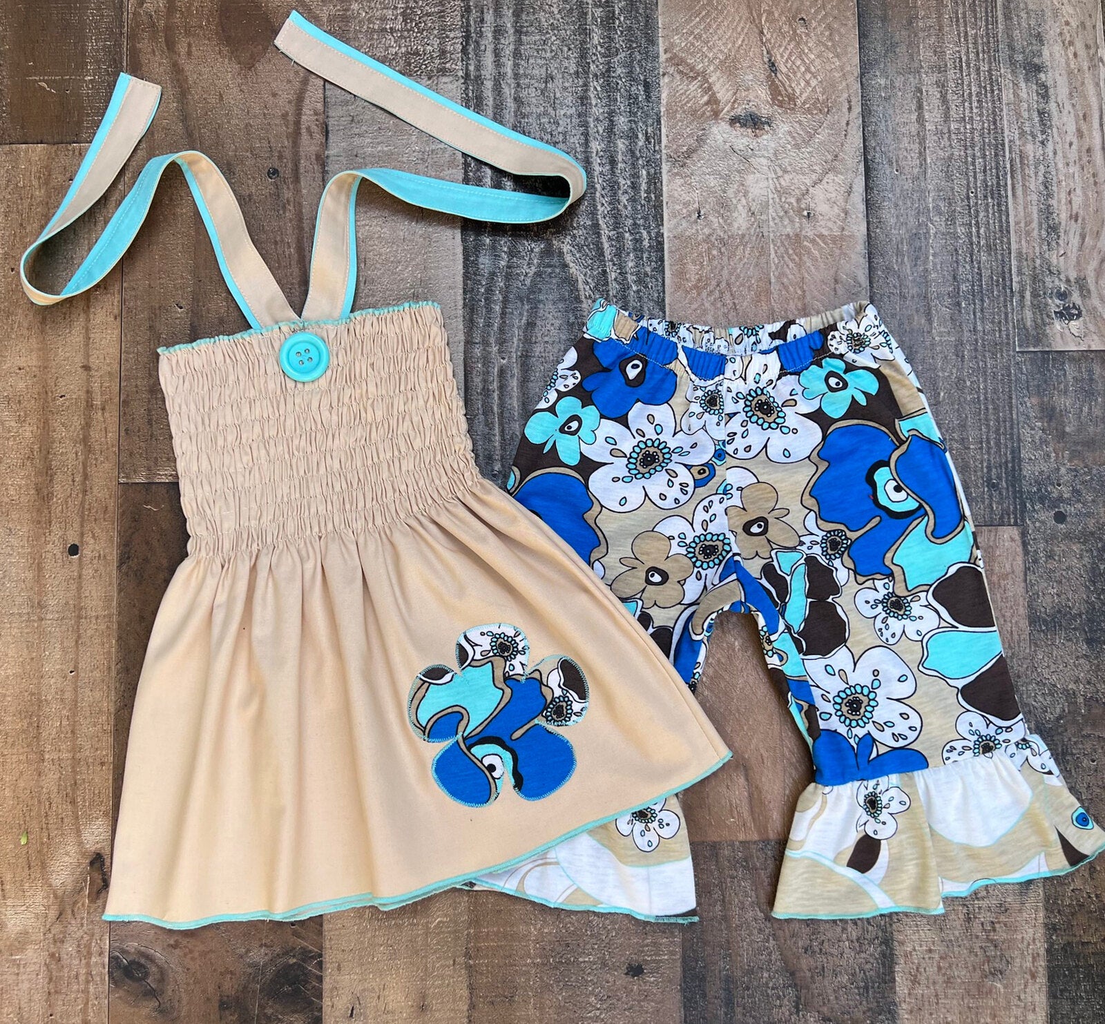 Handmade Boutique Girl Outfit 