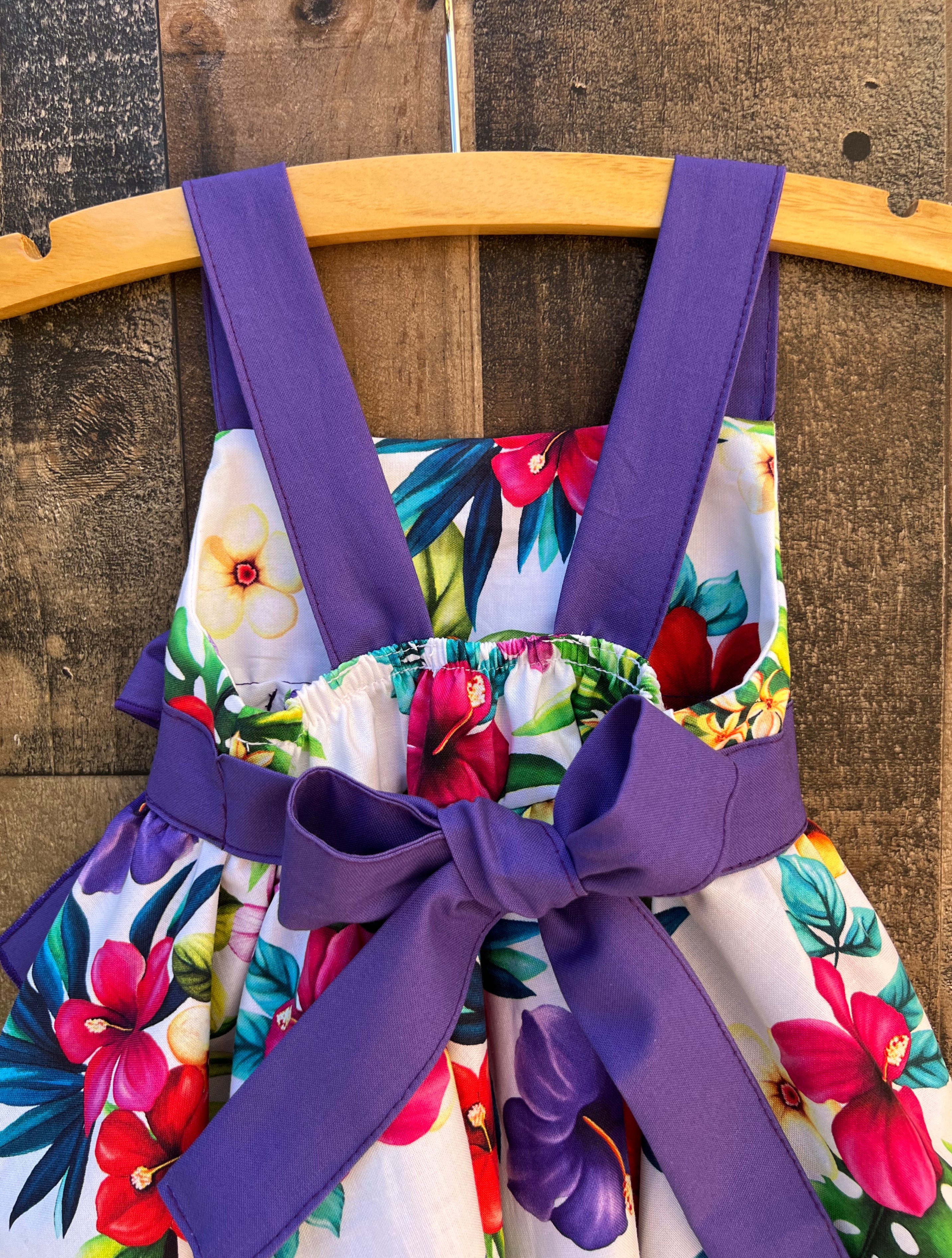 Hawaiian Luau Tropical Party Girl Dress Hawaiian Luau Tropical Party Girl Dress