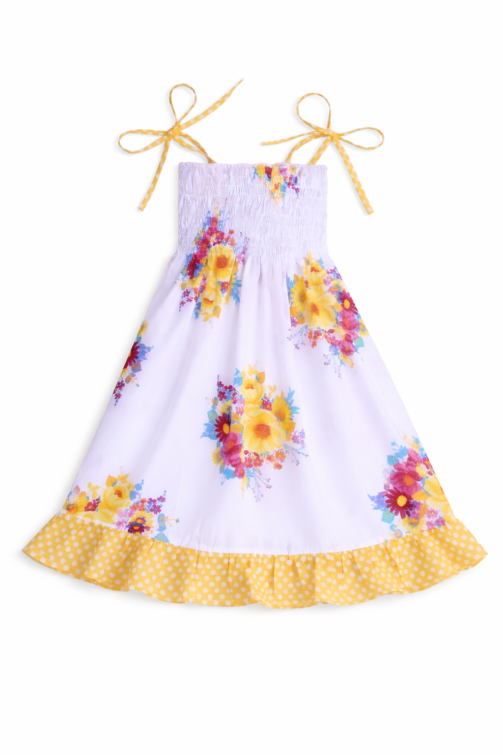 Smocked Flower Dress