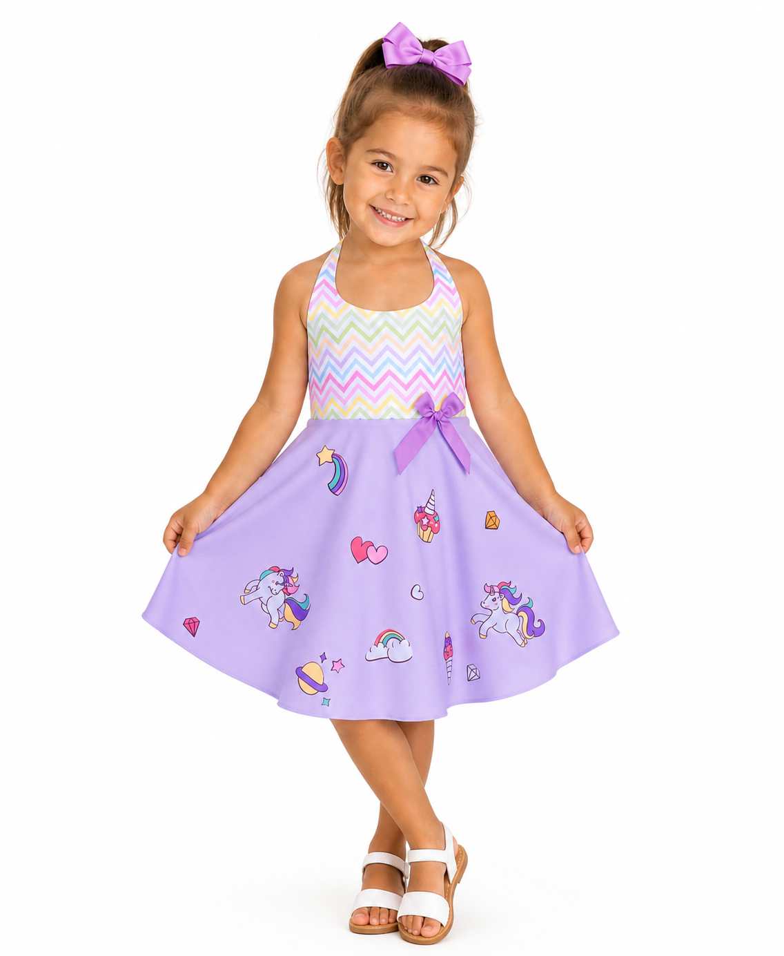 Unicorn Stars Birthday Girl Dress | Cute Unicorn Girl Clothes Lil Bug Clothing Unicorn Stars Birthday Girl Dress | Cute Unicorn Girl Clothes Lil Bug Clothing