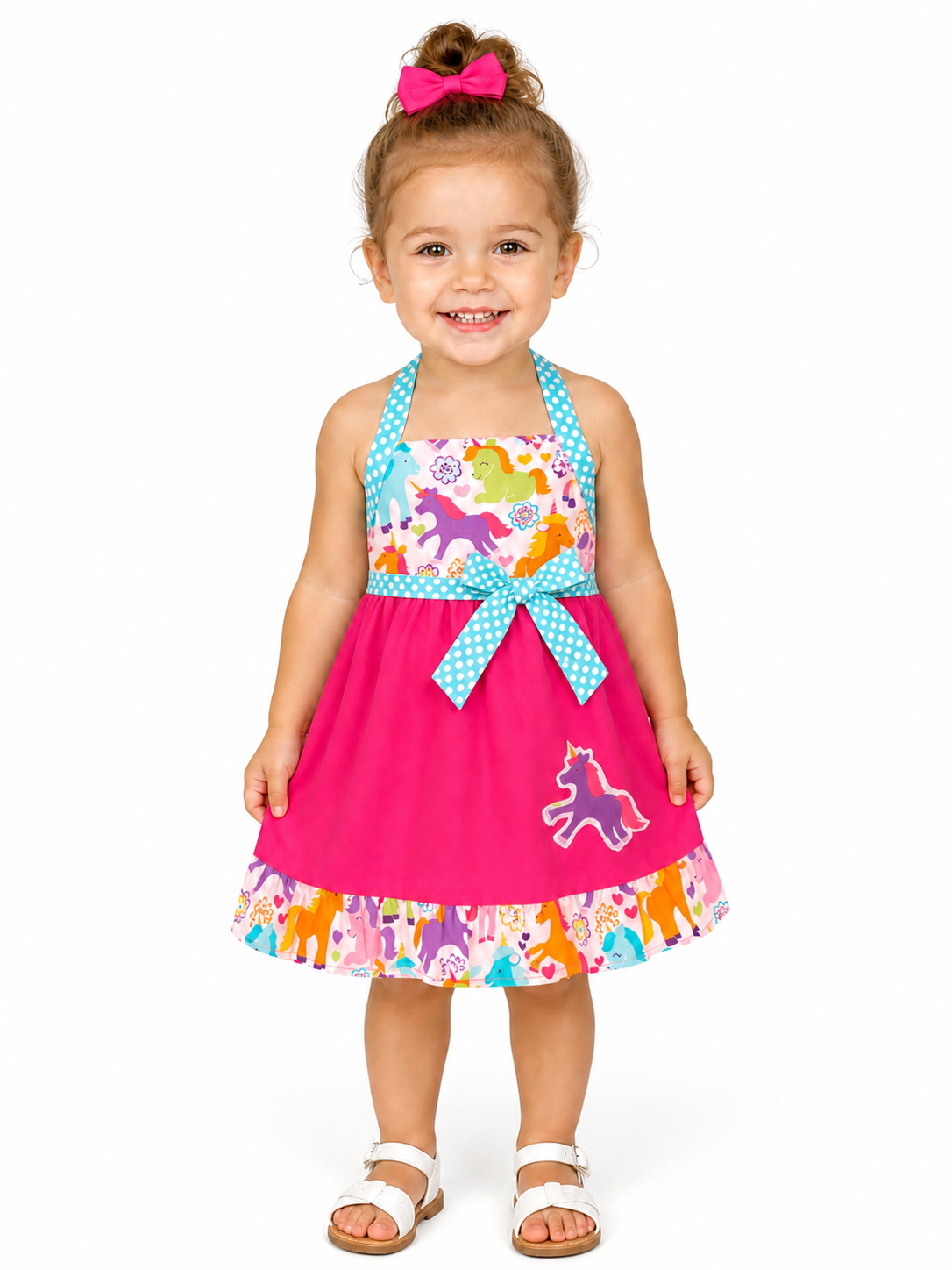 Unicorn Birthday Girl Dress