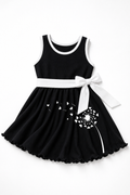 Dandelion Hearts Black Tank Twirl Dress