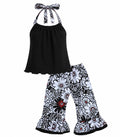 Kid girl floral capris and halter top 
