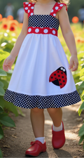Ladybug Polka Dot Dress