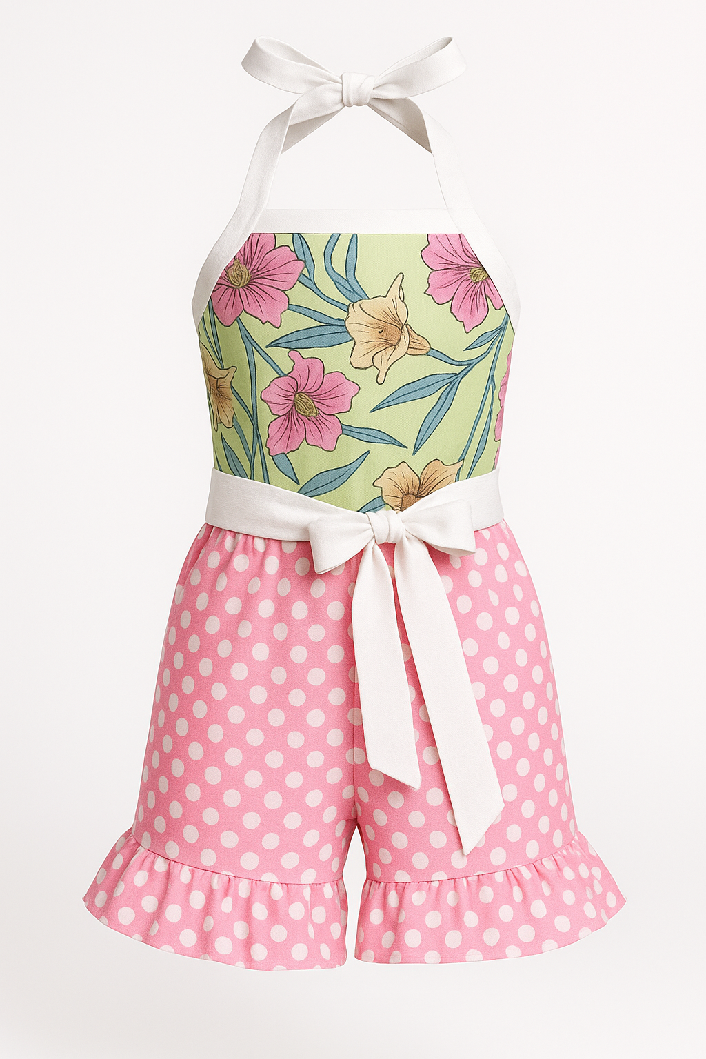 Little Girl Floral Romper
