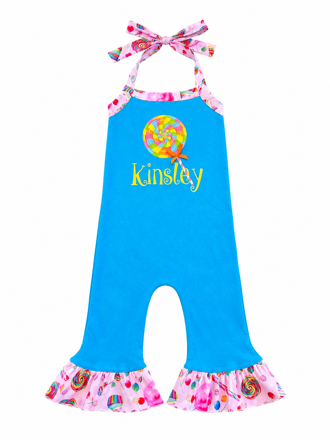Candy land Lollipop Birthday Girl Outfit