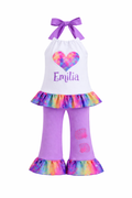 Mermaid Theme Personalized Girl Outfit 