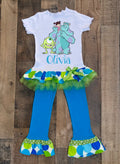 Monsters Inc Birthday Girl Outfit 
