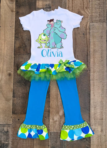 Monsters Inc Girl Outfit 
