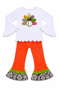Personalized Thanksgiving Turkey Outfit 