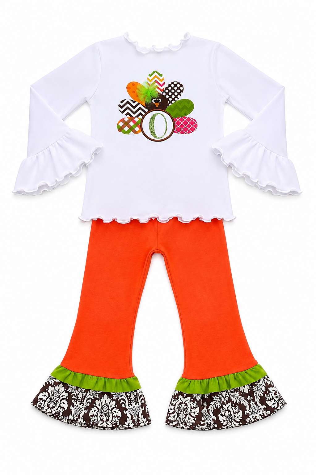 Personalized Thanksgiving Turkey Outfit 