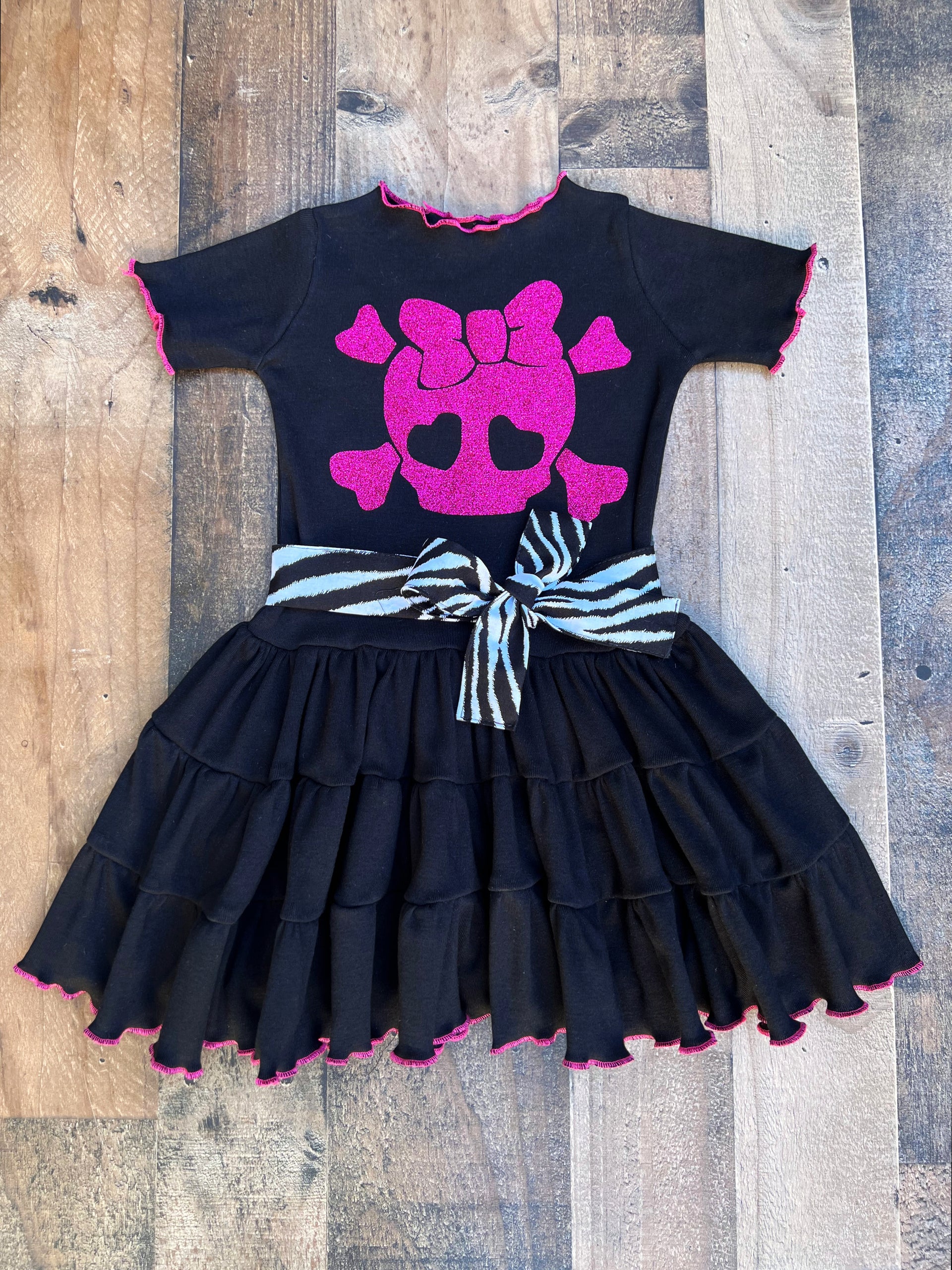 white christmas dresses Pirate Skull Twirl Dress