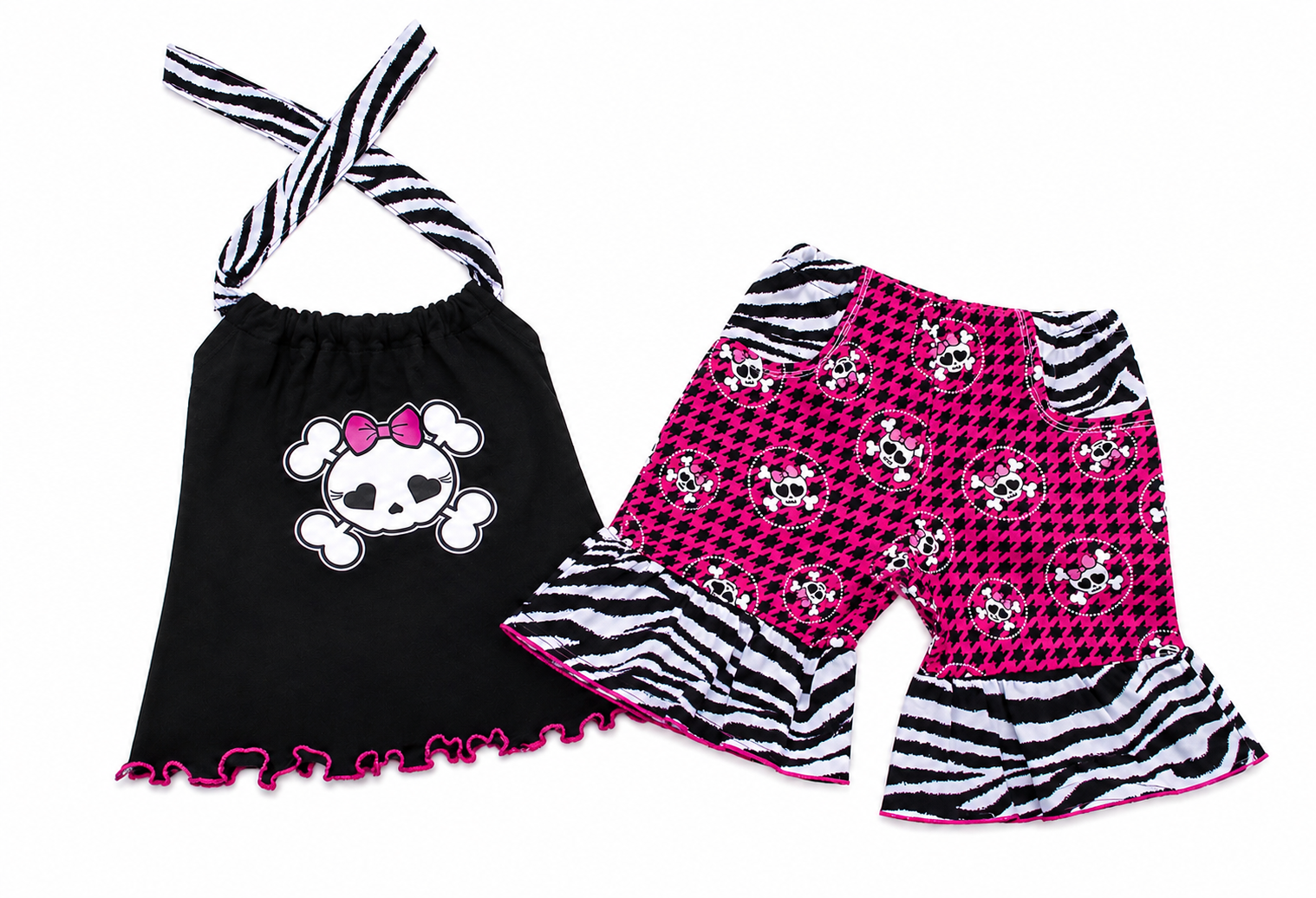 Pirate Short & Halter Top Outfit 
