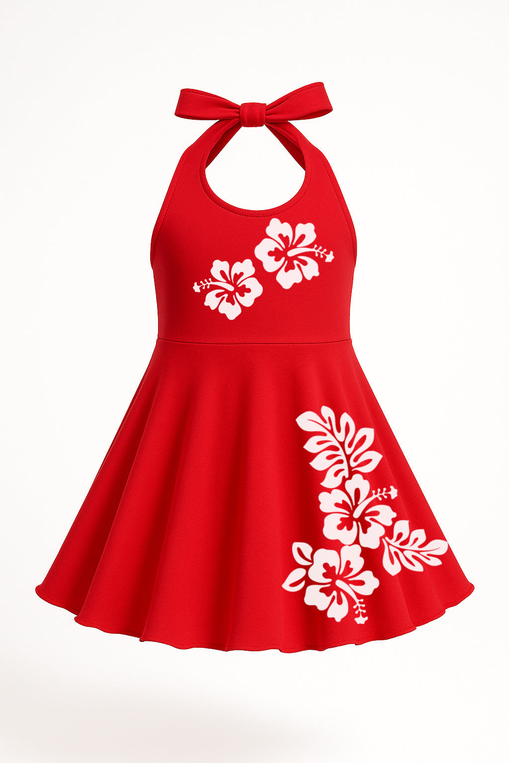 Red Hawaiian Dress