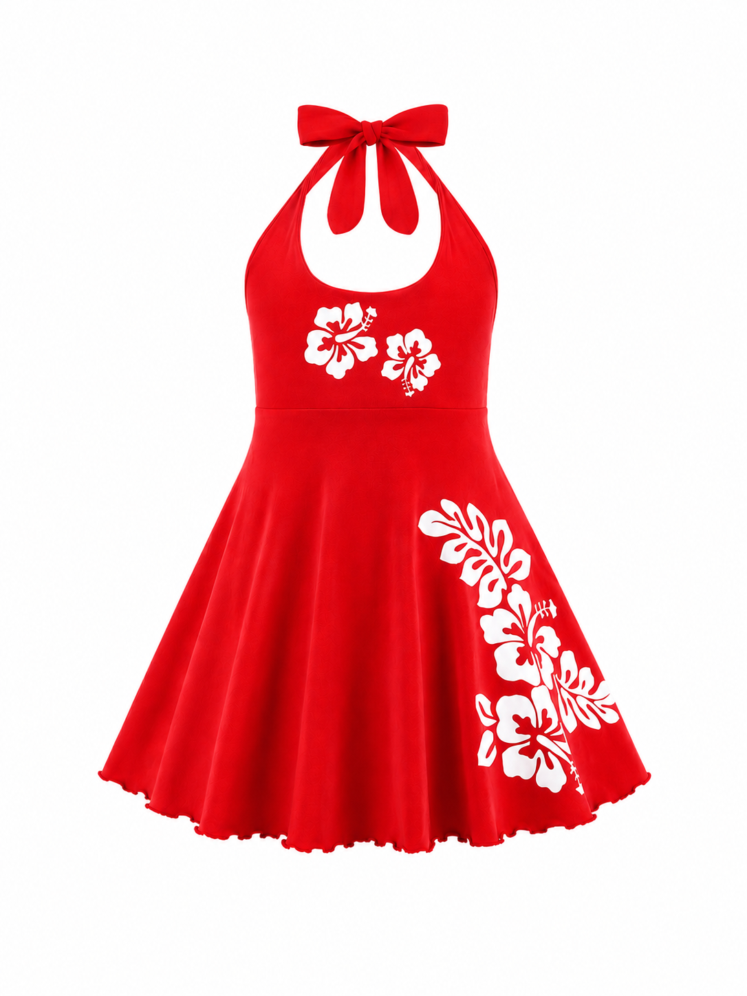 Red Hawaiian Dress
