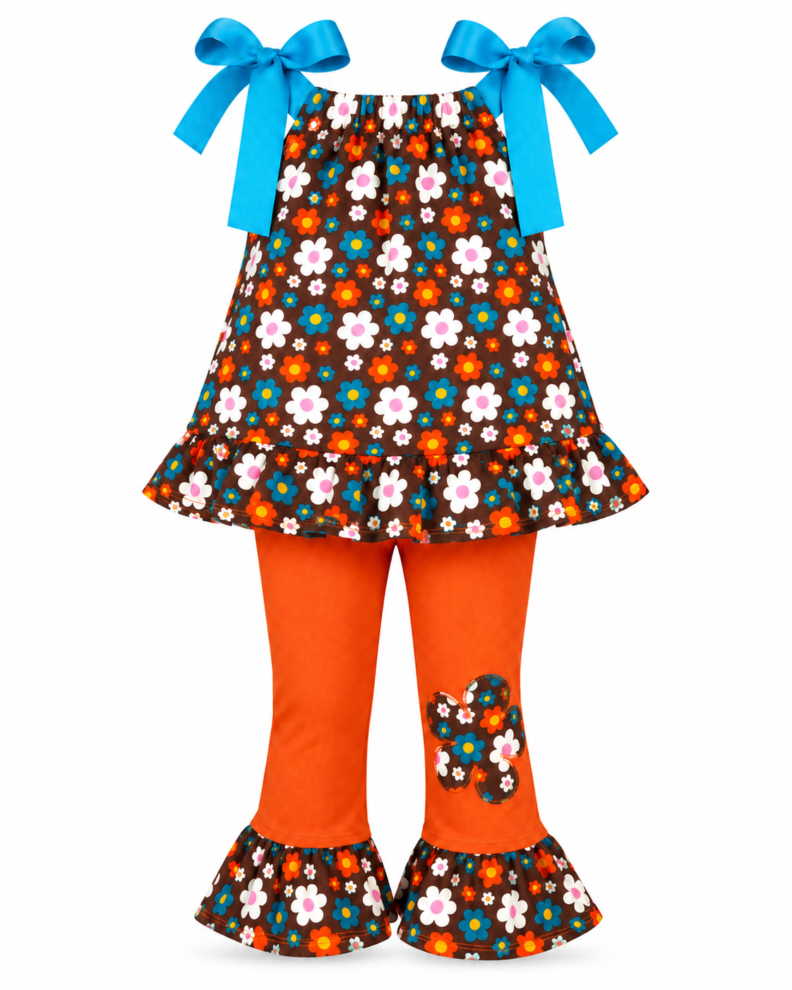 Fall Flower Pant Set