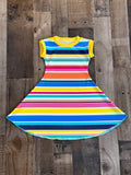2T Striped Summer Girl Dress