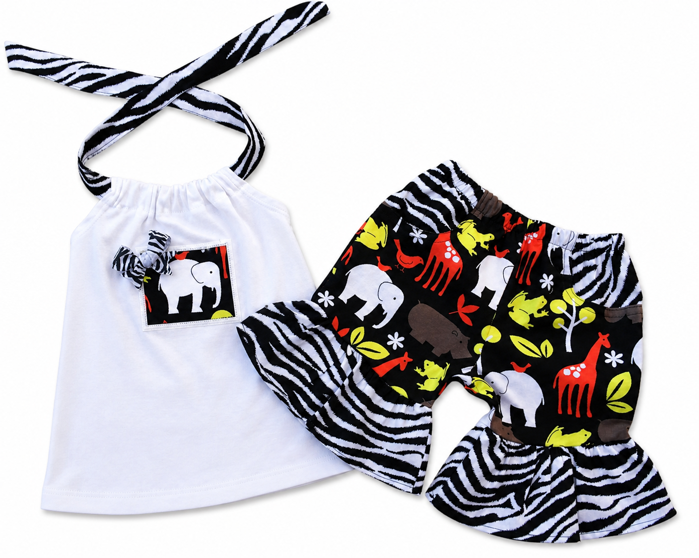 Toddler girl zoo outfit