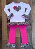 Valentines Day Leopard Print Outfit 
