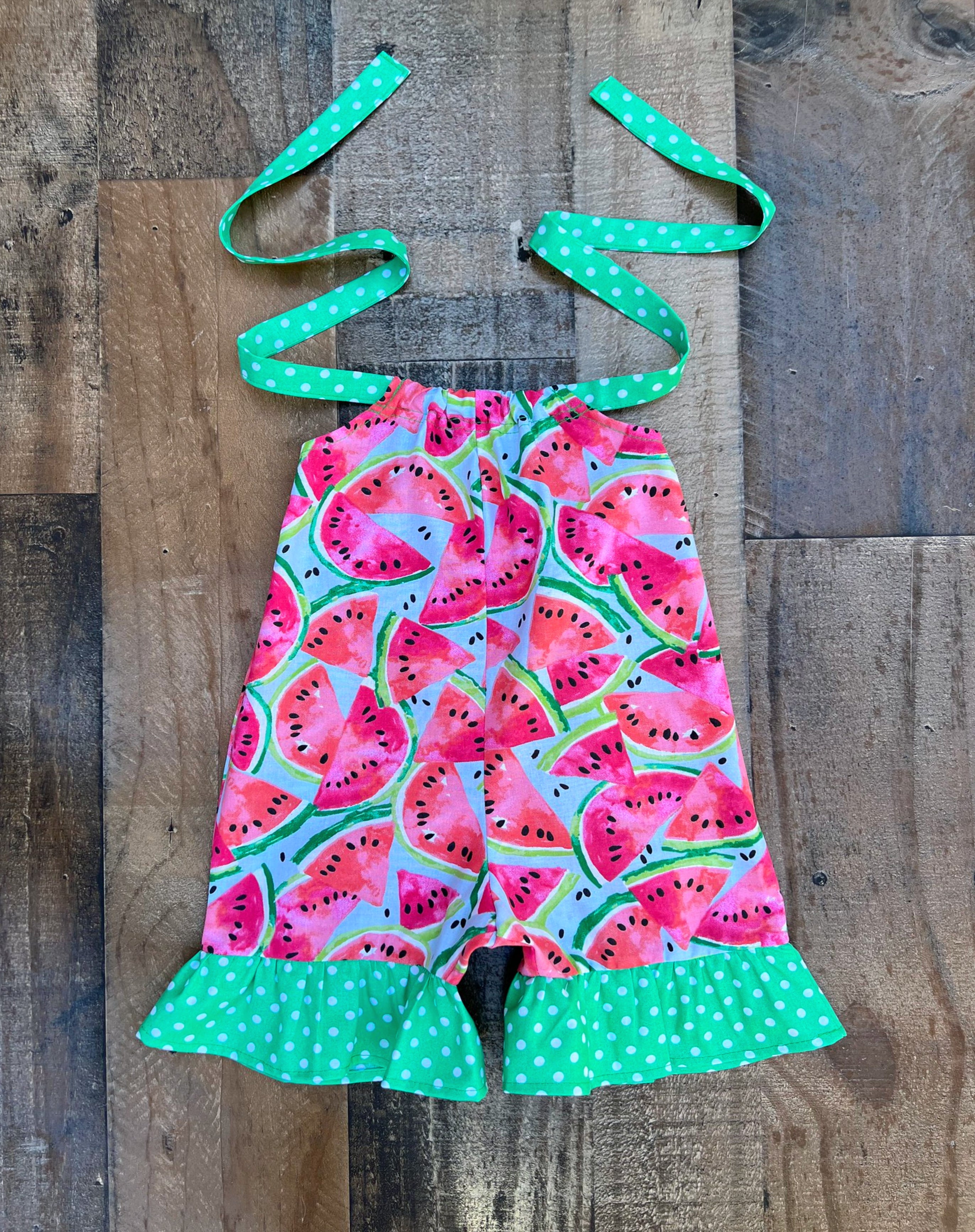 Watermelon Print Romper